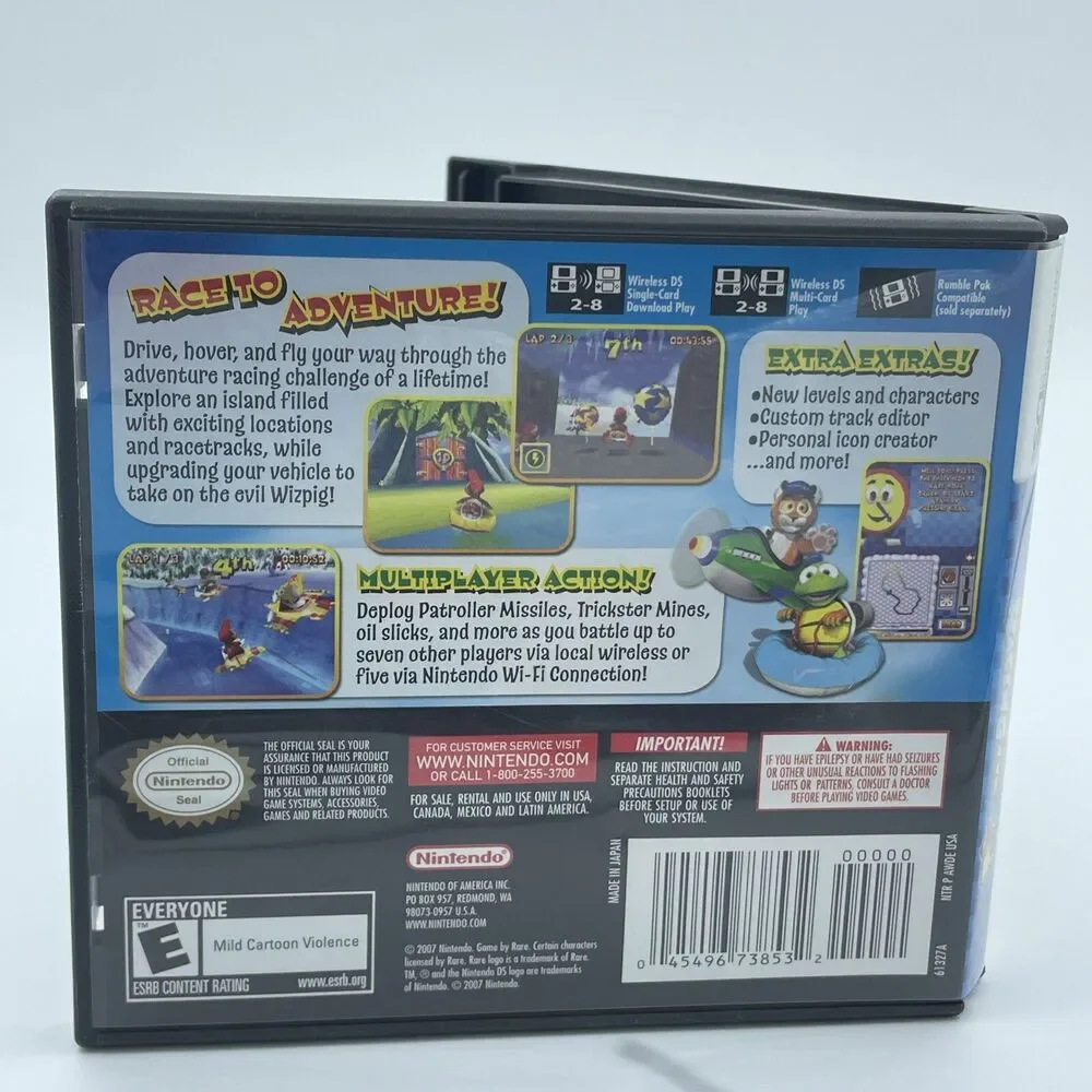 Diddy Kong Racing (Nintendo DS, 2007) BOX Only - No Game-
